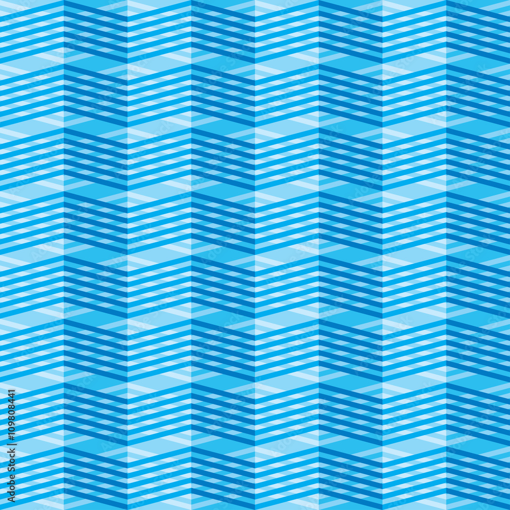Aufkleber abstract background vector seamless pattern in blue color. abstract geometric seamless pattern for f