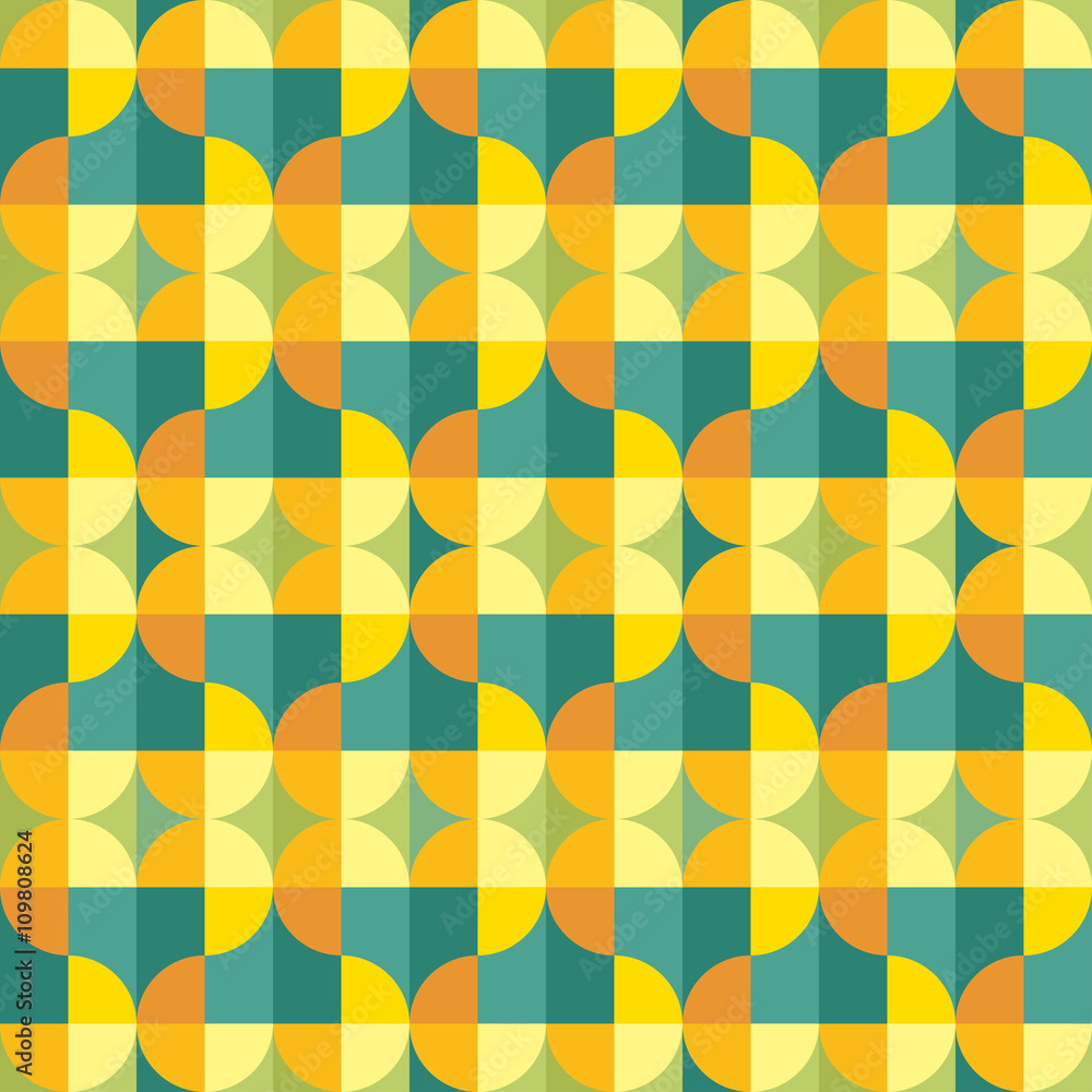 Aufkleber abstract background vector seamless pattern. abstract geometric seamless pattern for fabric design, 