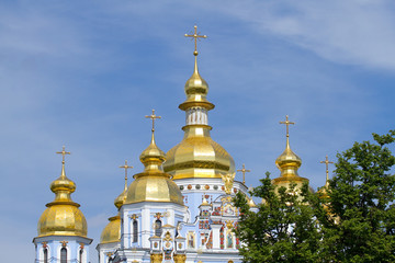 Fototapeta na wymiar St. Michael in cathedral in Kyiv