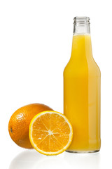 orange fruits and juice.
