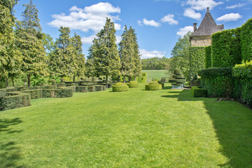 Obraz premium balade dans les jardins d'eyrignac