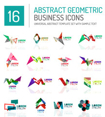 Abstract business icons