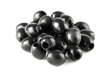 pile of black olives