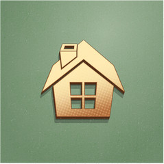 Ikona vintage z szumem i cieniem © vempireart