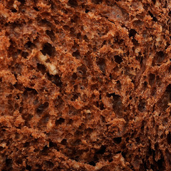 Homemade chocolate panettone texture macro