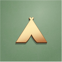 Ikona vintage z szumem i cieniem © vempireart