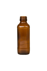 Empty bottle isolated on white