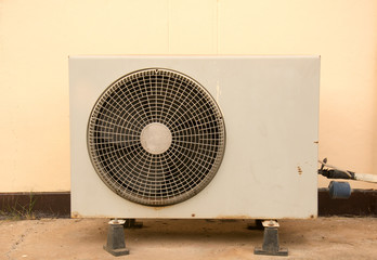 old compressor unit of air conditioner