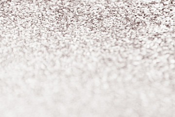 Abstract silver background with metal glitter. The texture.