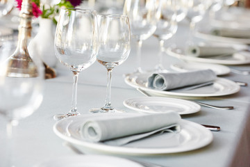 catering table set