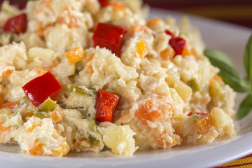 Romanian traditional Boeuf Salad