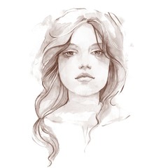 Portrait of a young girl 1