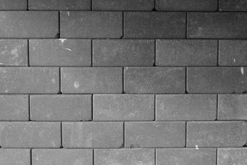 Background of grey brick wall