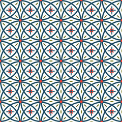 Seamless geometric pattern, Vector.
