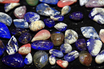 natural color gems background