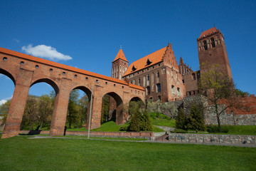 Fototapeta na wymiar Zamek z katedrą, Kwidzyn, Polska The castle in Kwidzyn, Poland 
