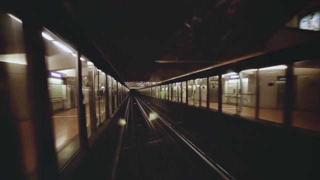 driving in the Parisian subway