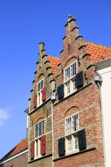 Obraz premium Historische Gebäude in Veere