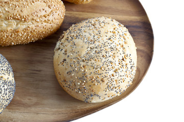 buns with sesame seeds