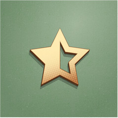 Ikona vintage z szumem i cieniem © vempireart