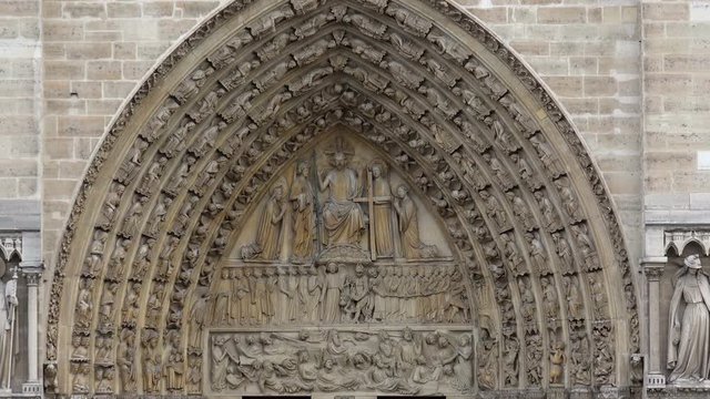 Notre Dame Cathedral de Paris. France.