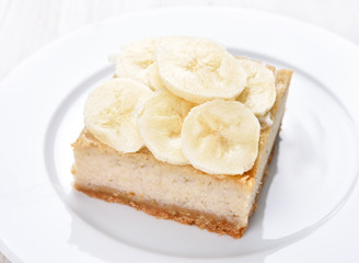 Banana cheese cake