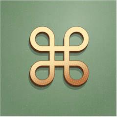 Ikona vintage z szumem i cieniem © vempireart