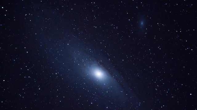 A pan across the Andromeda Galaxy