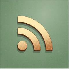 Ikona vintage z szumem i cieniem © vempireart