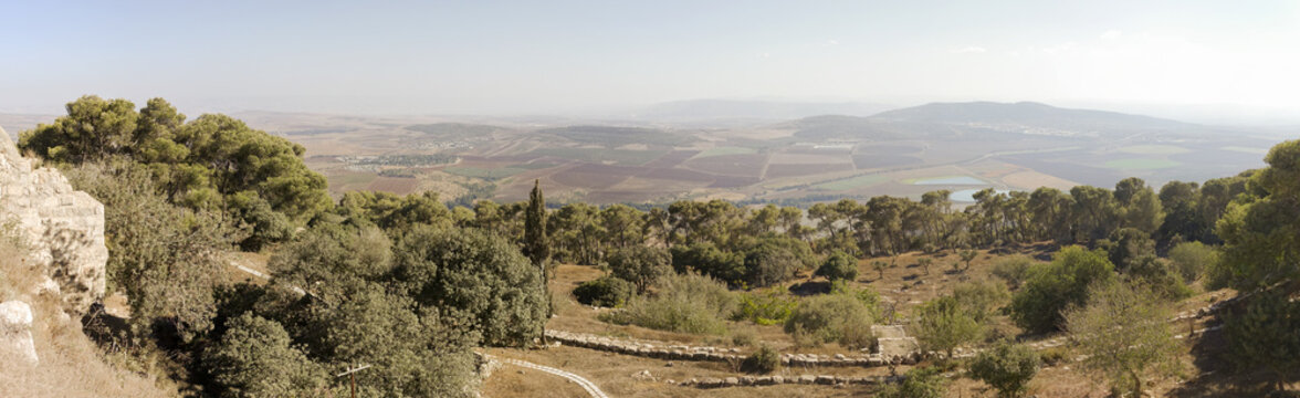 Foto panoramica monte tabor