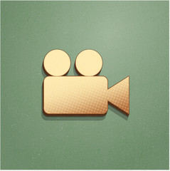 Ikona vintage z szumem i cieniem © vempireart