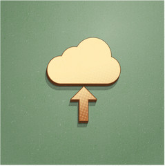 Ikona vintage z szumem i cieniem © vempireart