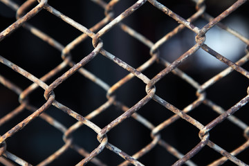 rusty fence