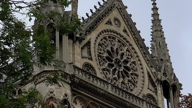 Notre Dame Cathedral de Paris. France.