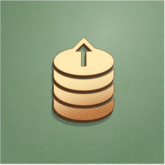 Ikona vintage z szumem i cieniem © vempireart