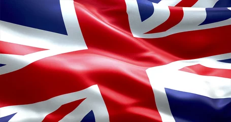Deurstickers  flag of Union Jack, uk england,  united kingdom flag © donfiore