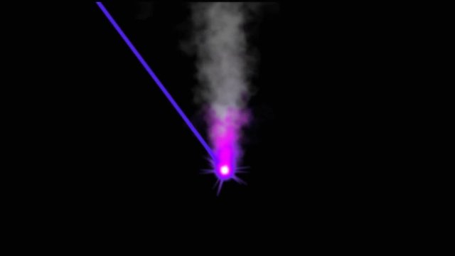 Лучи лазера прожигают поверхность анимация с альфа каналом