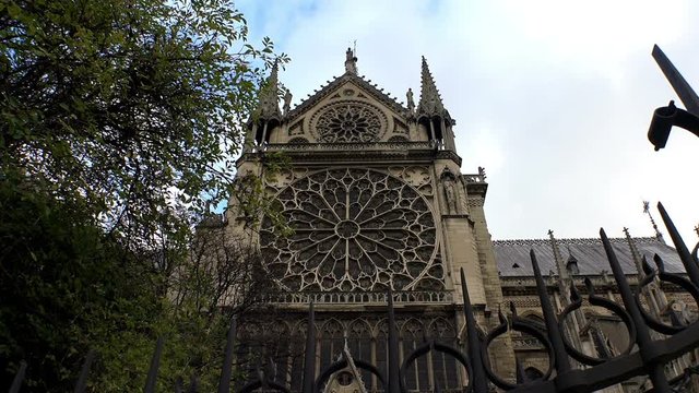 Notre Dame Cathedral de Paris. France.