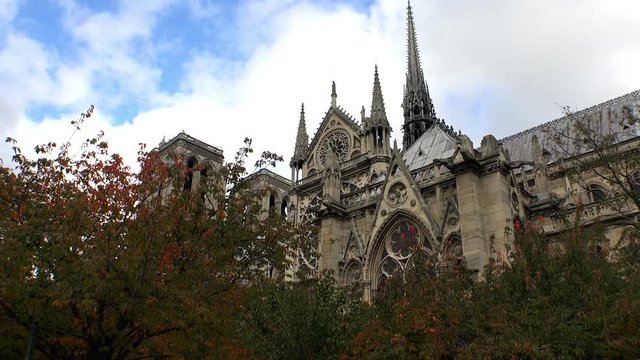 Notre Dame Cathedral de Paris. France.
