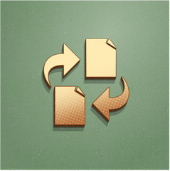 Ikona vintage z szumem i cieniem © vempireart