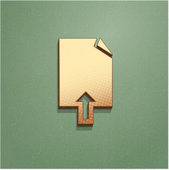 Ikona vintage z szumem i cieniem © vempireart