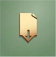 Ikona vintage z szumem i cieniem © vempireart