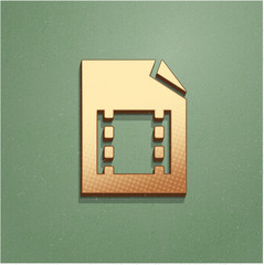 Ikona vintage z szumem i cieniem © vempireart