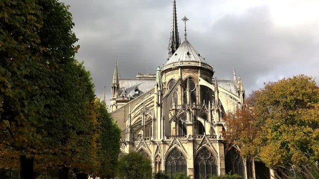 Notre Dame Cathedral de Paris. France.