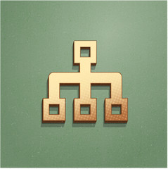 Ikona vintage z szumem i cieniem © vempireart