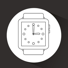 wristwatch elegant design 