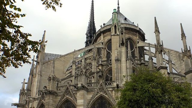 Notre Dame Cathedral de Paris. France.
