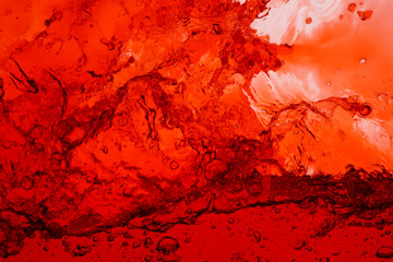 Red wine splash - close up abstract background