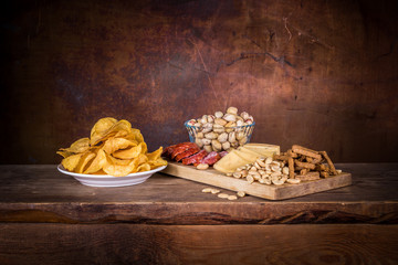 Simple snack mix to beer