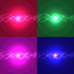 Abstract waves backgrounds.